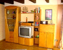 Wohnzimmer mit Laminatboden
